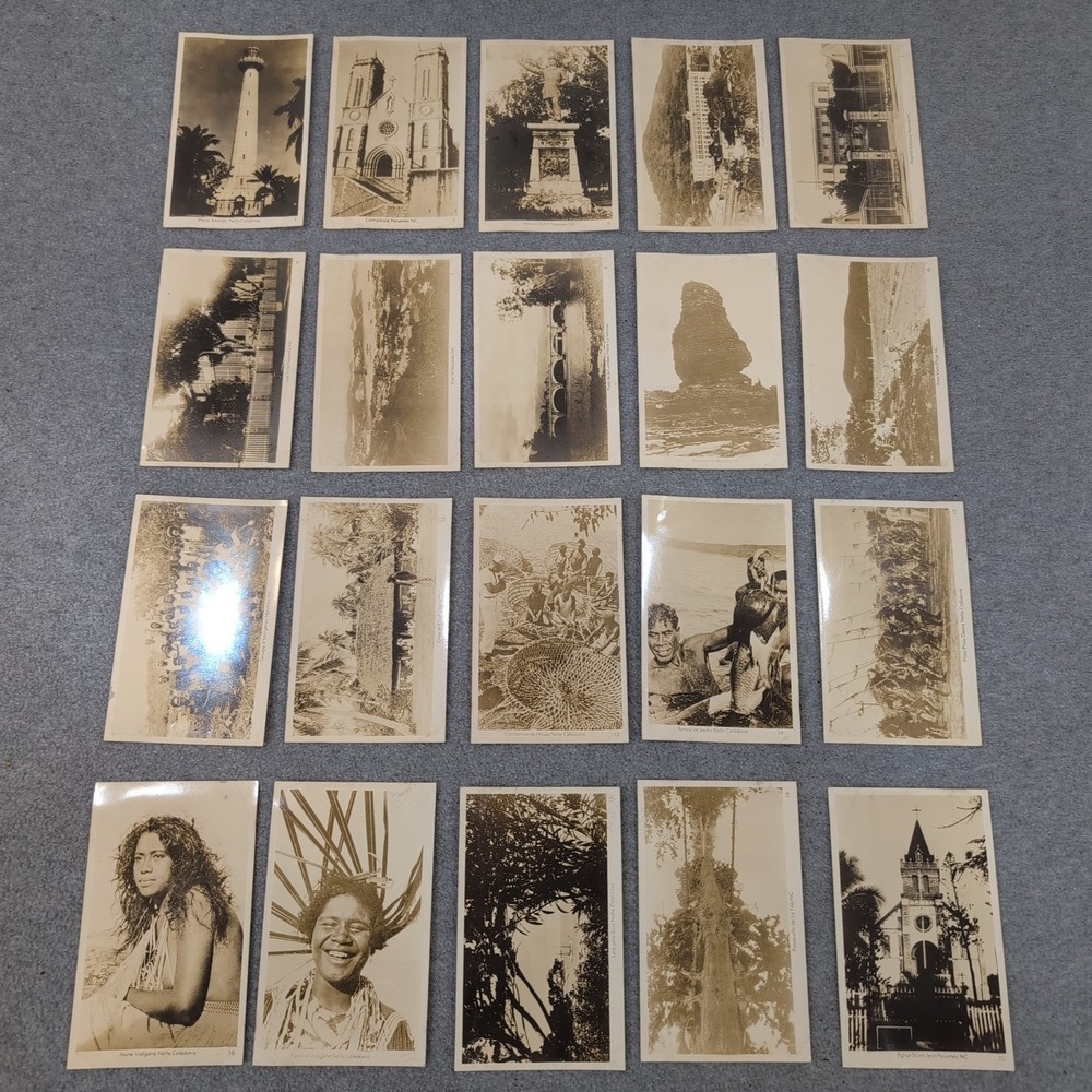 Full Set of 20 Vintage 1940's RPPC from New Caledonia - See Photos! Postcards - Picture 1 of 16